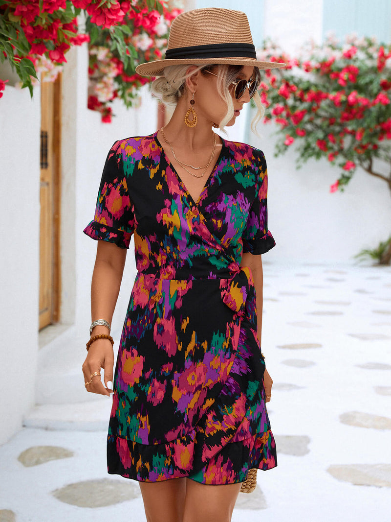 Showstopper Vibrant Wrap Dress | 2 Colors