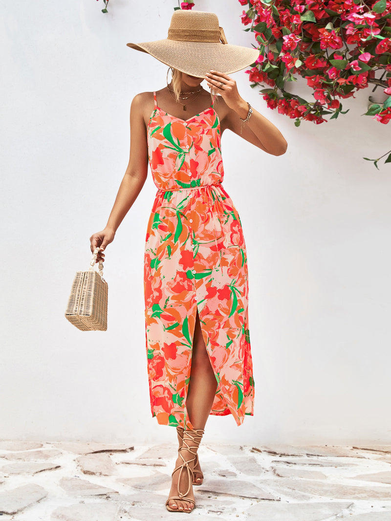 Catalina Island Floral Midi Dress | 2 Colors *pre-order*