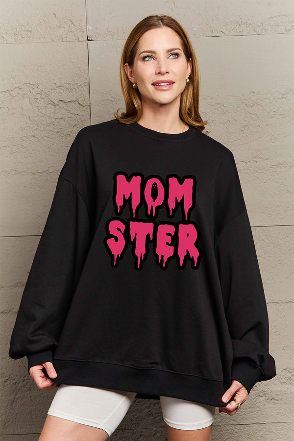 Momster Halloween Soft Graphic Sweatshirt | 3 Colors