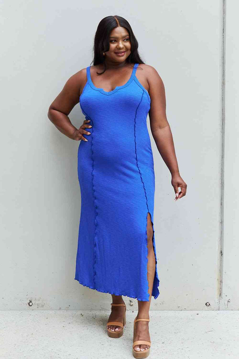 SALE! Culture Code Royal Blue Midi Dress