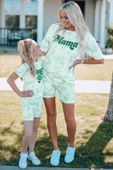 MAMA Graphic Top & Shorts Lounge Set | MOMMY & ME SETS