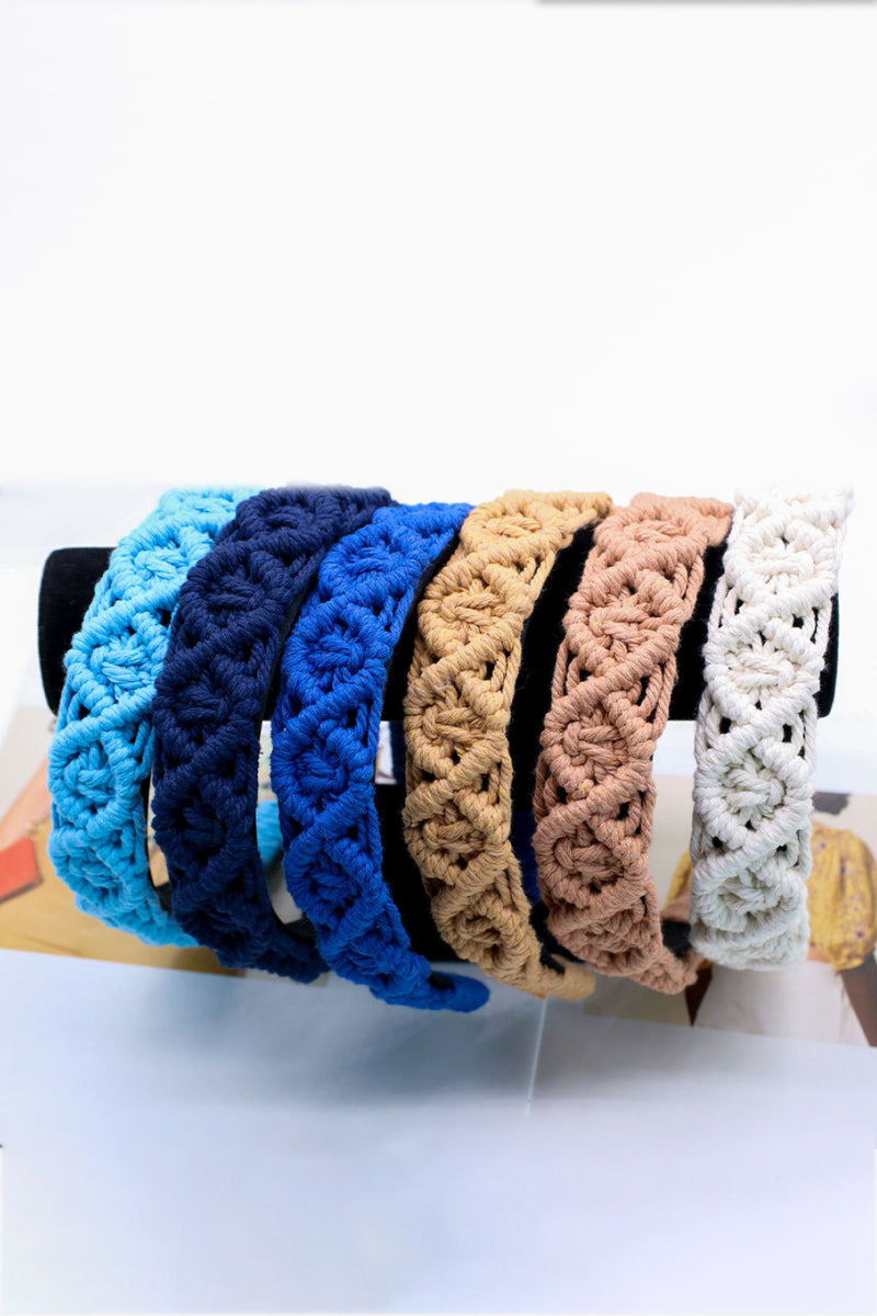 Boho Macrame Handmade Headband | 10 Colors