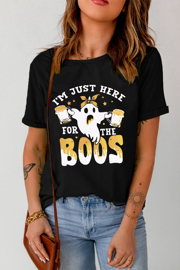 Here for the BOOS Ghost Graphic T-Shirt