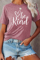 Be Kind Graphic Tee | 3 COLORS *PRE-ORDER* - Black Feather