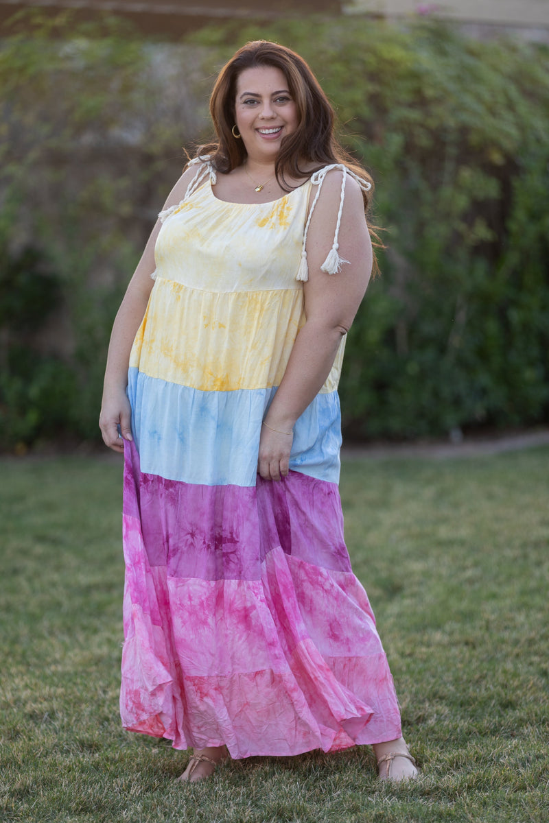 Ombré Multi Love Shack Maxi Dress