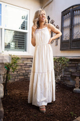 Dreamy Cream Maxi Dress