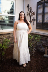 Dreamy Cream Maxi Dress