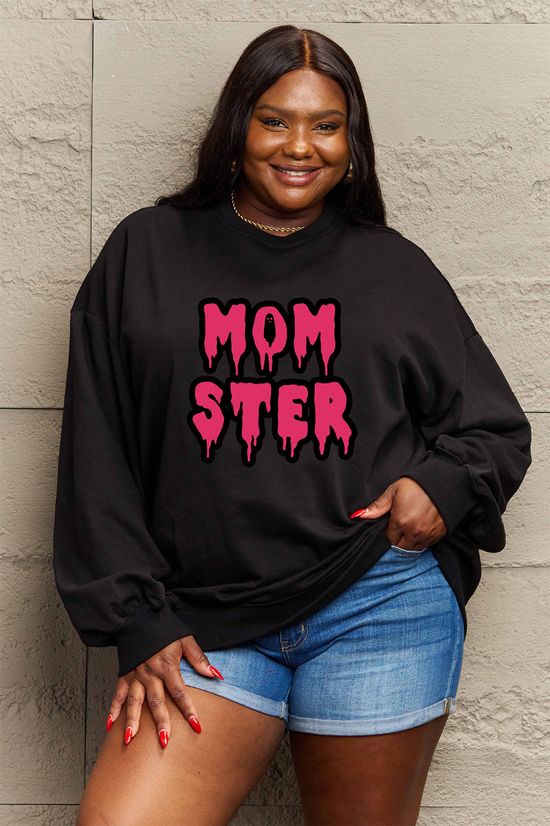 Momster Halloween Soft Graphic Sweatshirt | 3 Colors