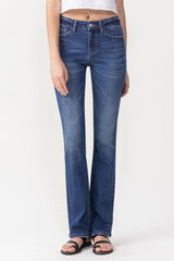 Harlow Mid Rise Solid Bootcut Jeans by Vervet