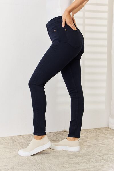 Judy Blue Tummy Control Dark Navy Skinny Jeans