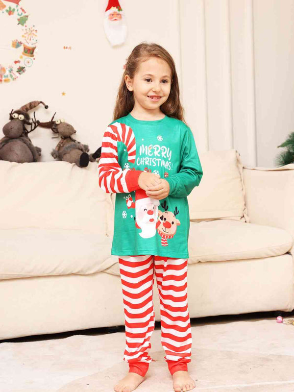 Candy Cane Christmas Top and Pants Set - Baby