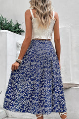 Subtle Sweetness Ditsy Floral Midi Skirt