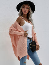 Boho Dolman Sleeve Waffle Knit Cardigan | 3 COLORS