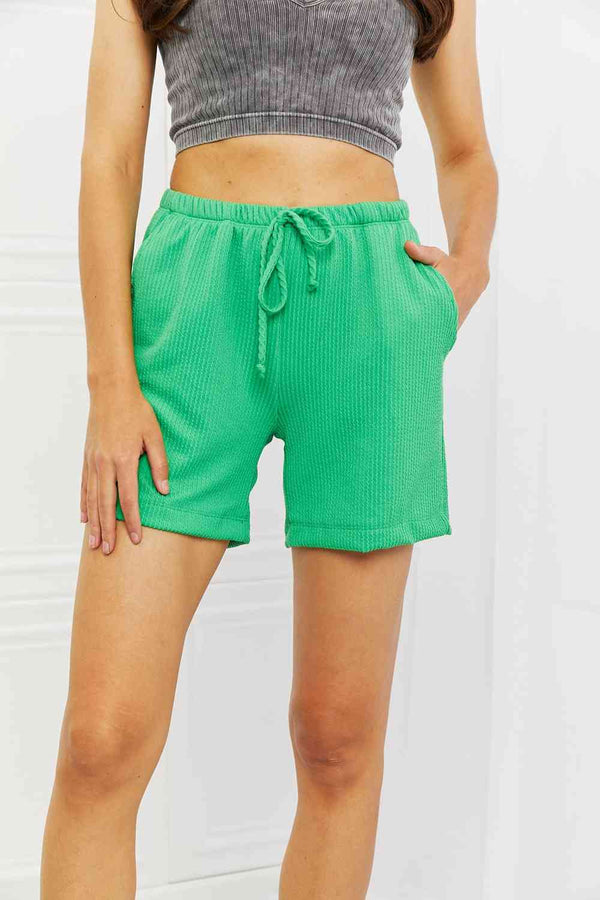 SALE! Blumin Appare Ribbed Shorts in Green