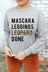 Mascara & Leggings Graphic Sweatshirt