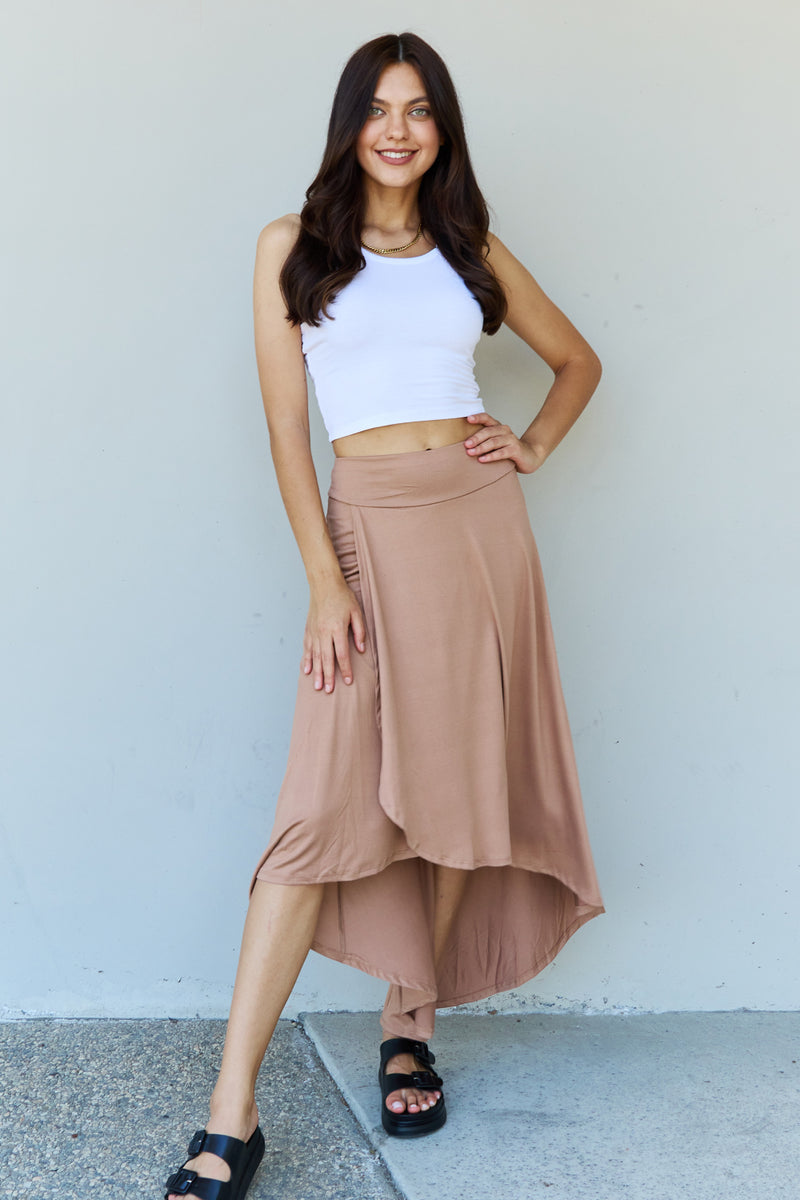 SALE! Hi-Lo Hem Midi Skirt