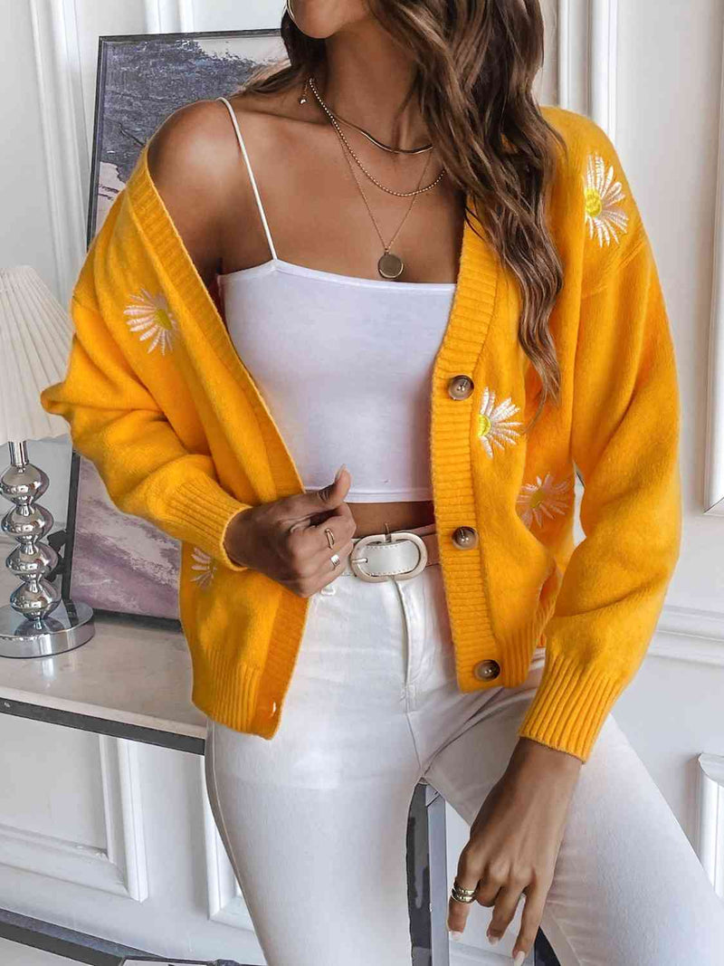 Daisy Delight Button Up Cardigan | 5 Colors