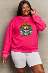 Skull Graphic Soft Graphic Sweatshirt | 6 Colors