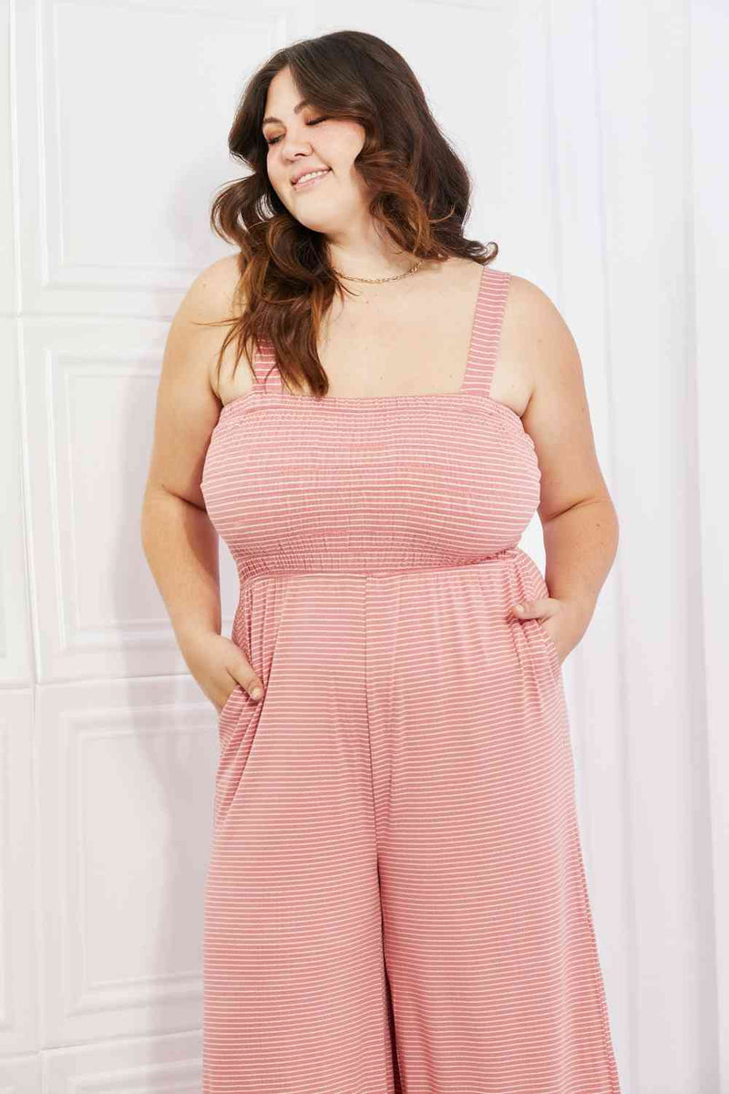 SALE! Only Exception Striped Jumpsuit