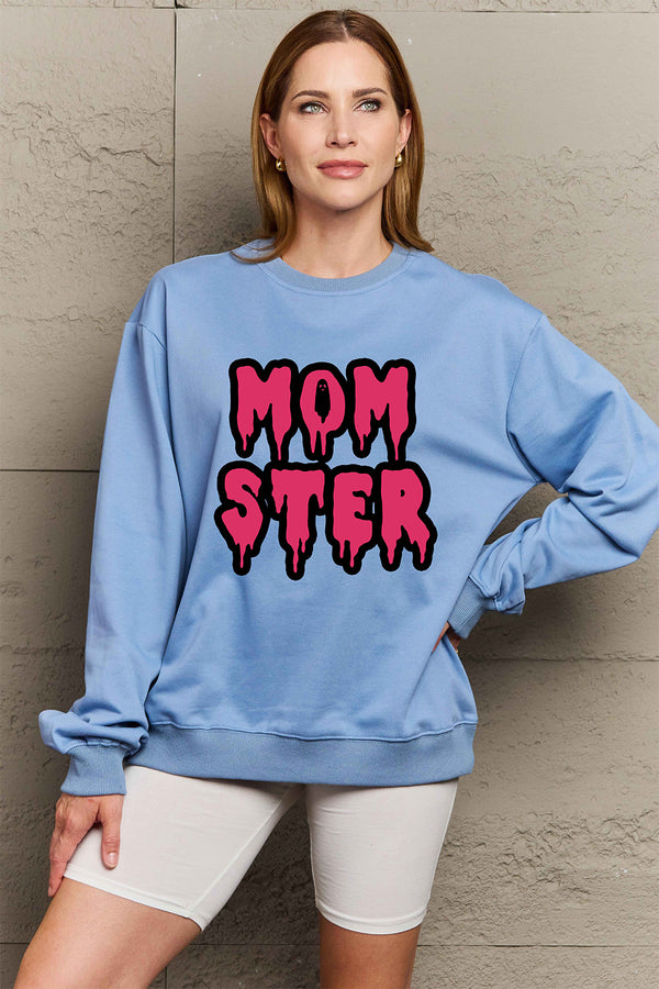 Momster Halloween Soft Graphic Sweatshirt | 3 Colors